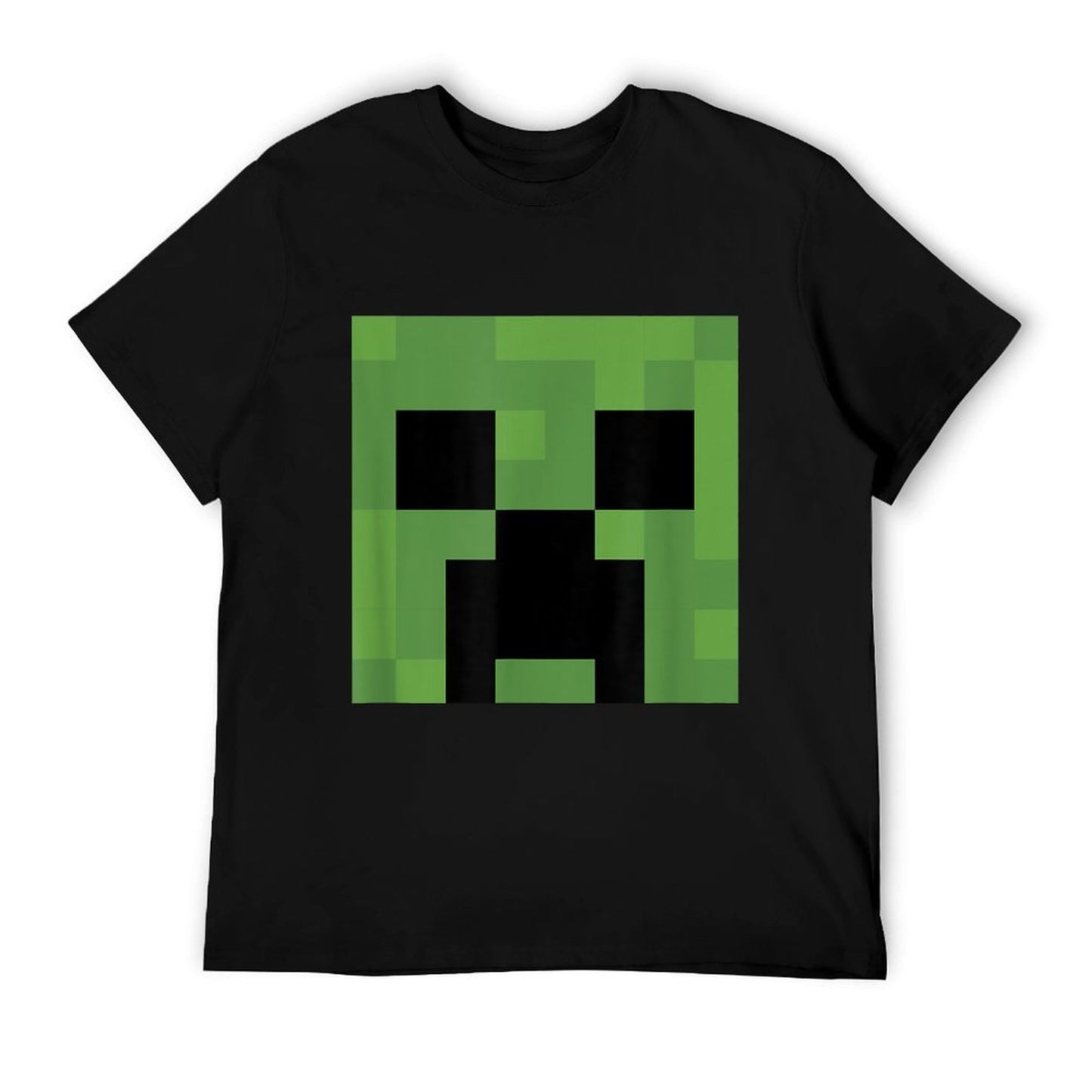 Minecraft Creeper Big Face  Oversized Silhouette T-Shirt