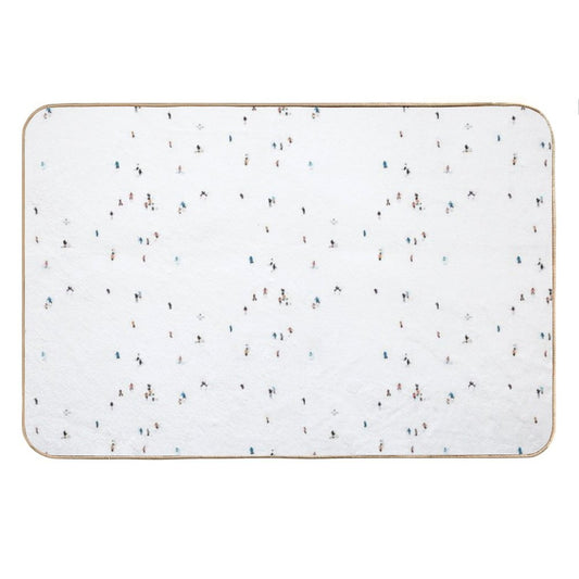 Ski Slopes Bath Mat
