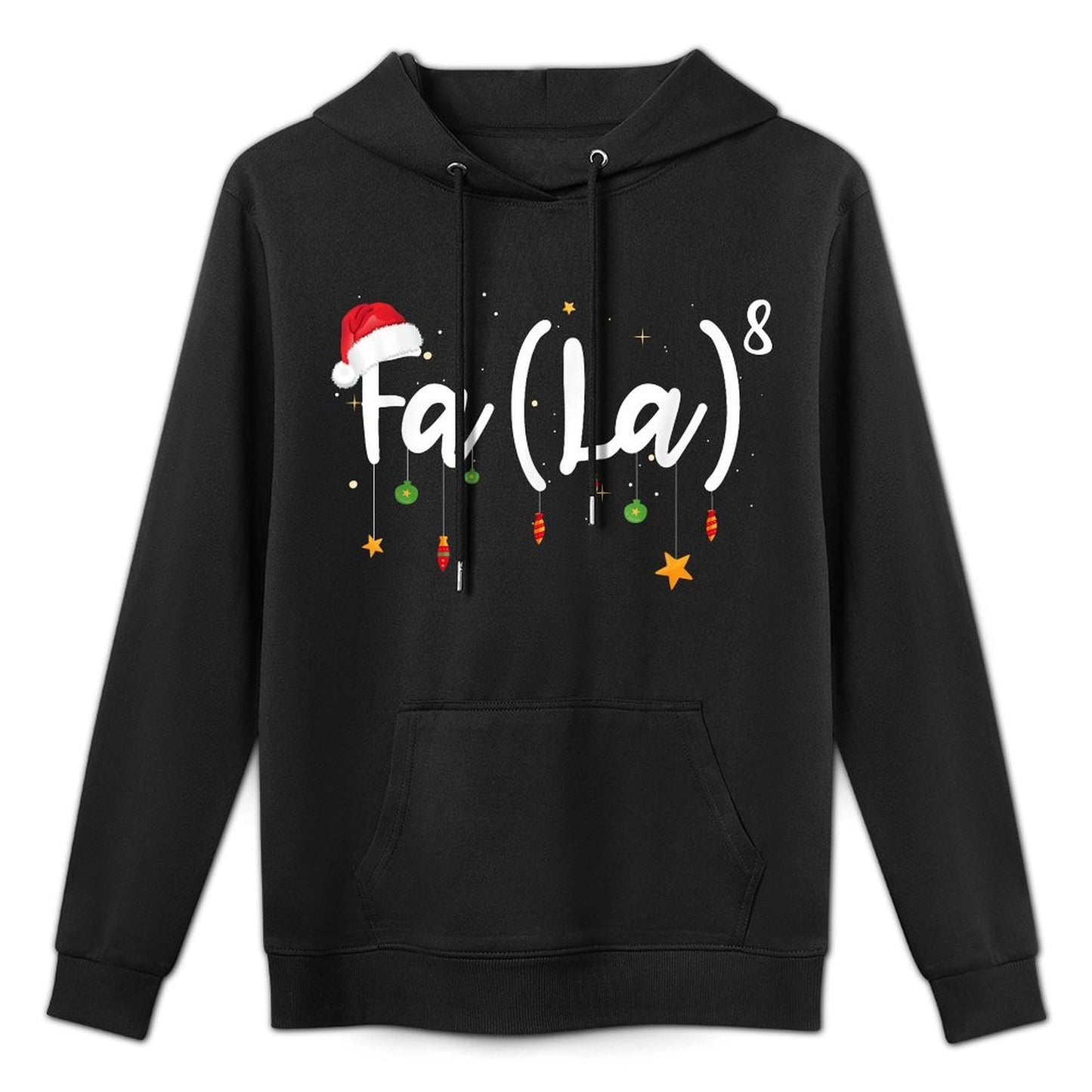 FA (LA)8 Funny Christmas Santa Fa La Math Layering Staple Hoodie