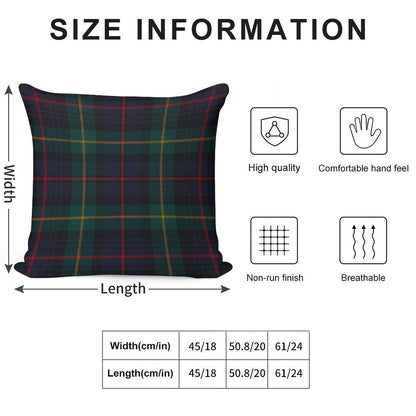 Farquharson Scottish Tartan Soft Durable Construction Throw Pillow