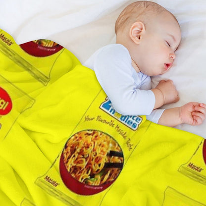 Maggi Noodles Throw Blanket
