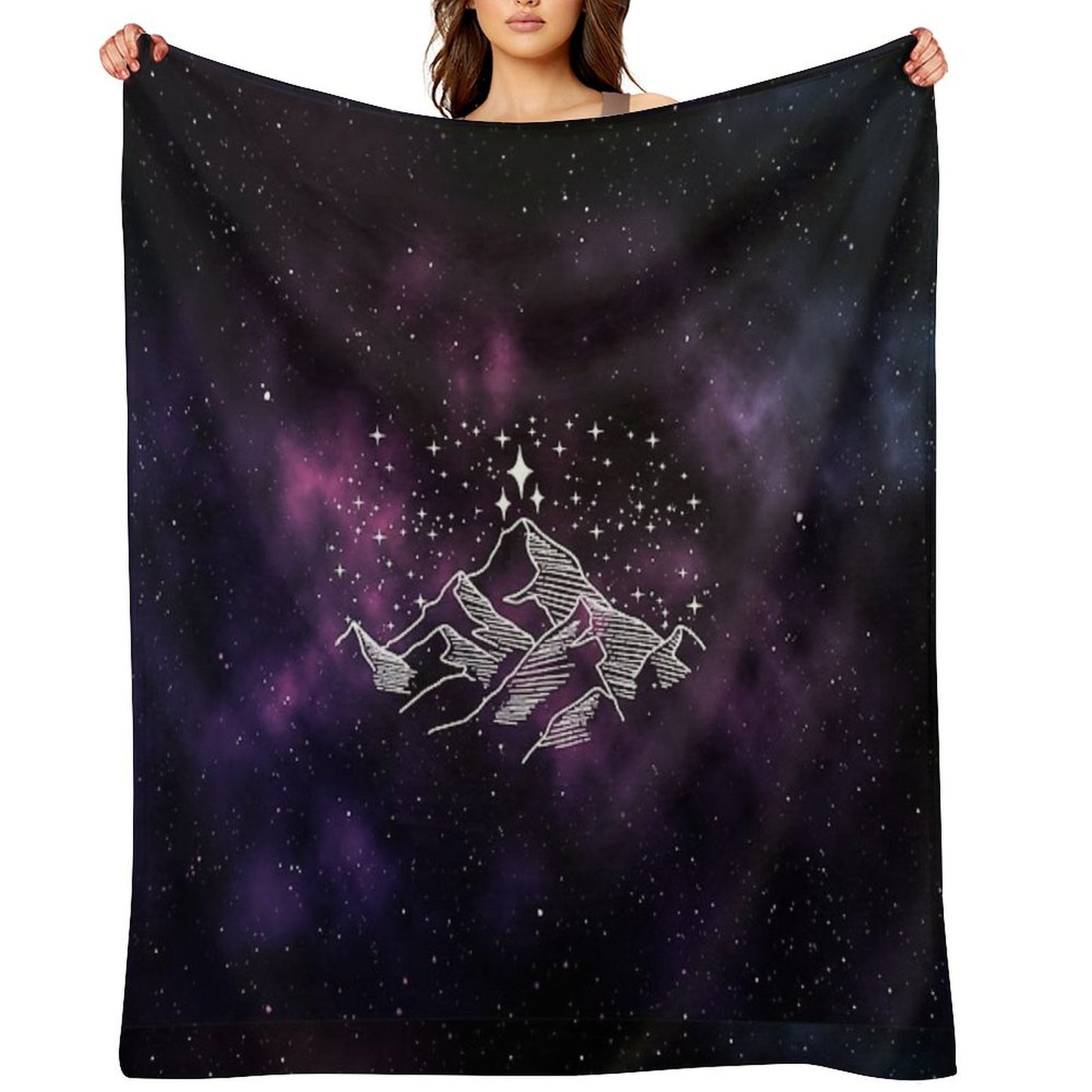 ACOTAR Velaris Galaxy Throw Blanket
