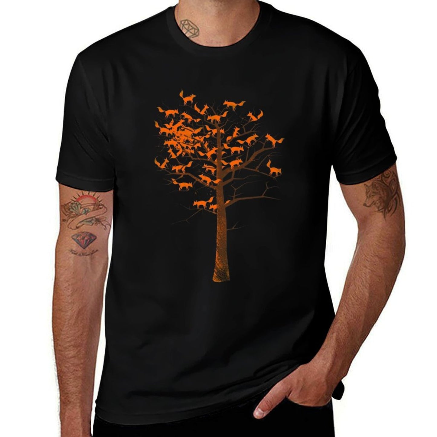 Blazing Fox Tree  Graphic-printed T-Shirt