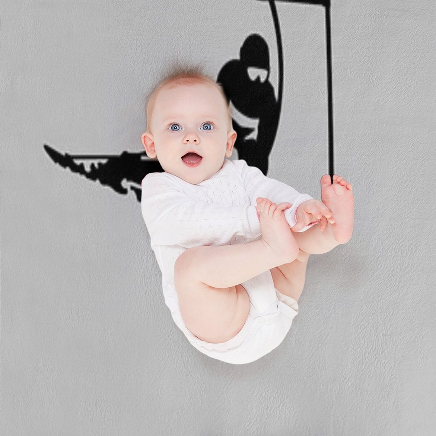 Skier Throw Blanket
