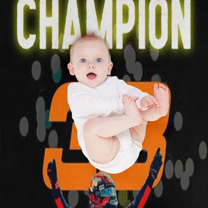 Verstappen Champion Throw Blanket