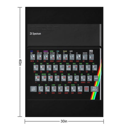 ZX Spectrum Throw Blanket