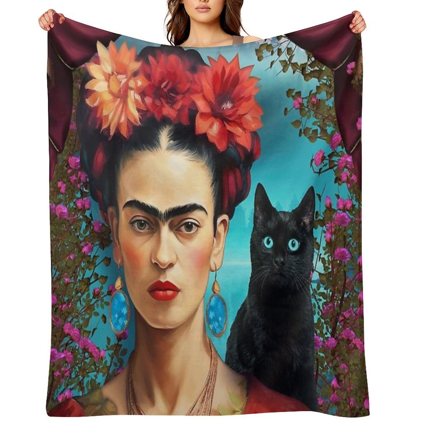 Frida Kahlo 2 Throw Blanket