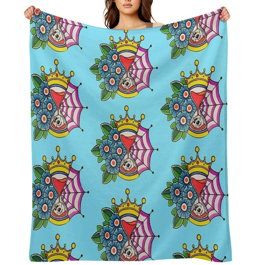 Time Is King Throw Blanket