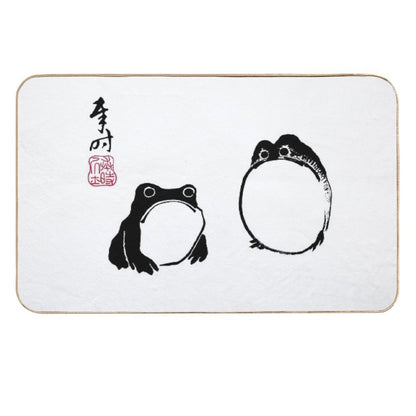 Matsumoto Hoji Frogs  Dirt-Trapping Bath Mat