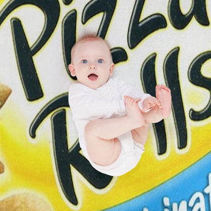 Pizza Rolls Combination Throw Blanket