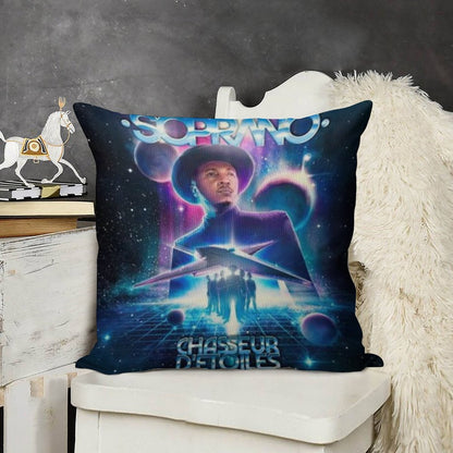 SOPRANO STAR HUNTER Linen Throw Pillow Cover
