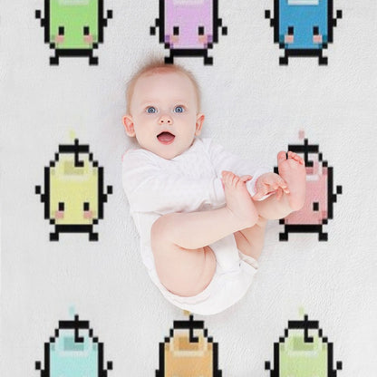 Stardew Valley Pastel Junimos Throw Blanket