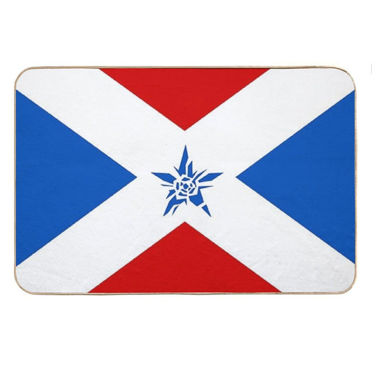 NMH1 Crash Star Flag Bath Mat