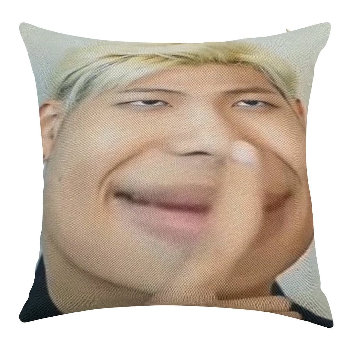 Namjoon Meme Linen Throw Pillow Cover