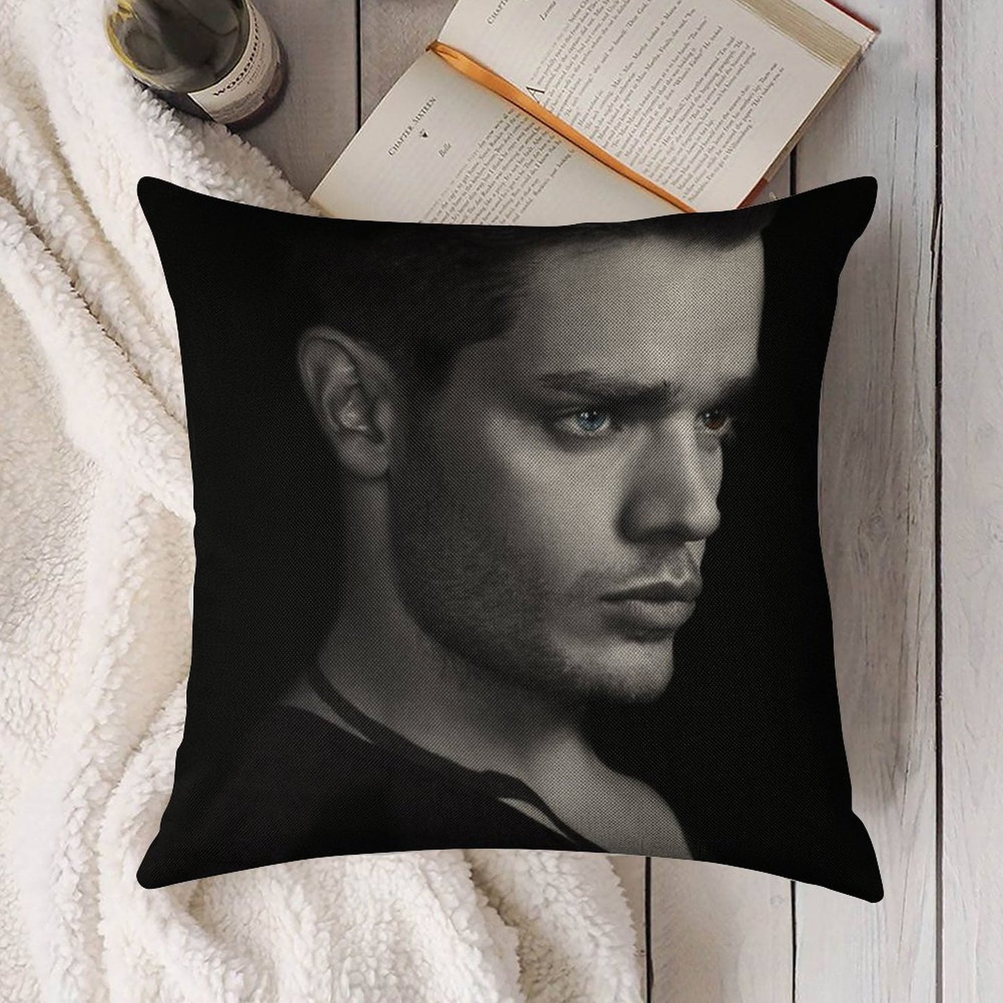 Jace Wayland S2 Linen Throw Pillow Cover