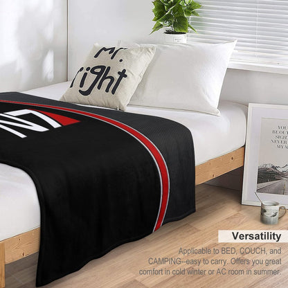 N7 Mass Effect Emblem! Throw Blanket