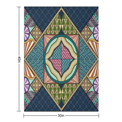 Vintage Pattern Throw Blanket
