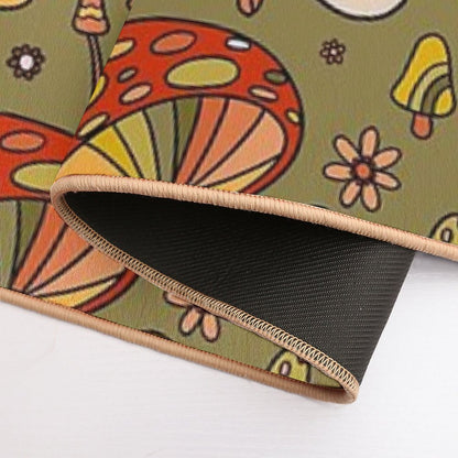 Mushroom Print Bath Mat