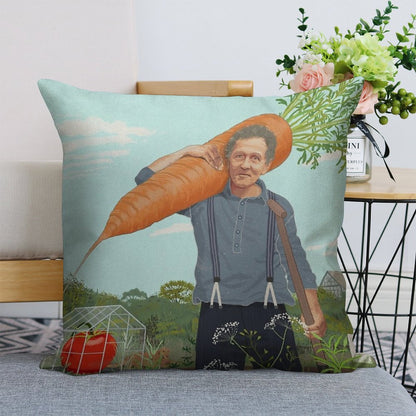 Monty Don Linen Throw Pillow Cover