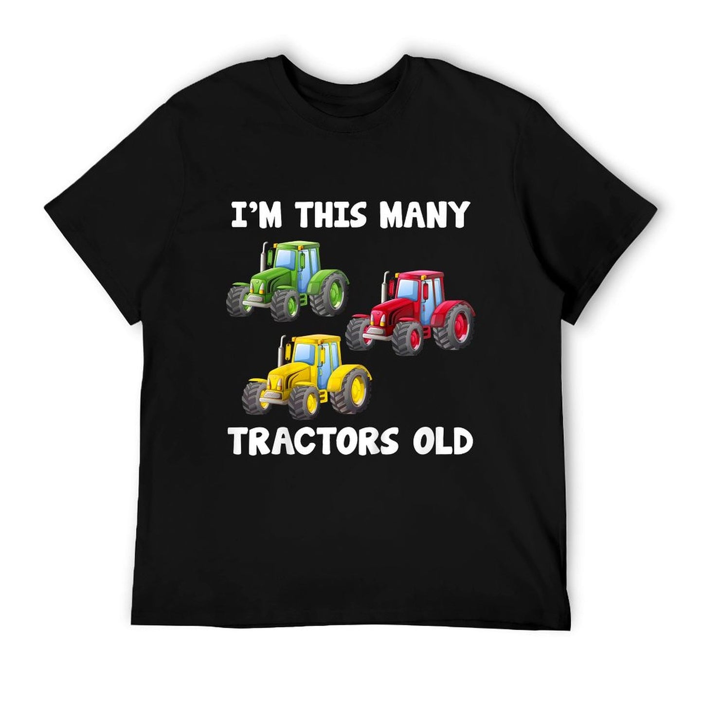 Kids 3 Year Old Boy Tractors Old 3rd Birthday Farm Tractor Trucks T-Shirt