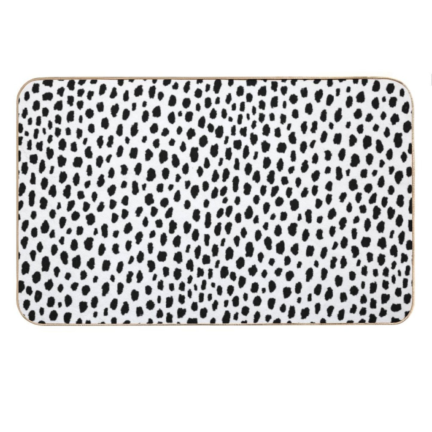 Dalmatian Spots (blackwhite) Bath Mat