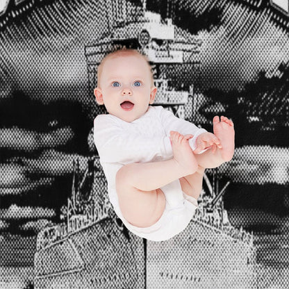 Battleship Bismarck Throw Blanket