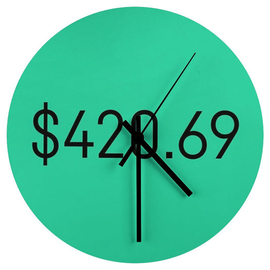 $420.69 Wall Clock