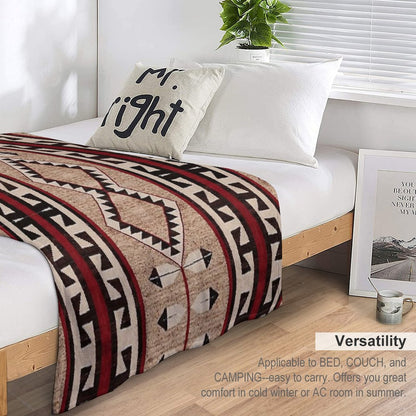 The Eternal  Navajo Pattern Throw Blanket