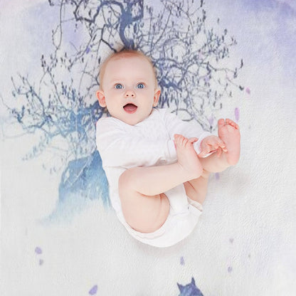 The Long Way to Fuji Throw Blanket