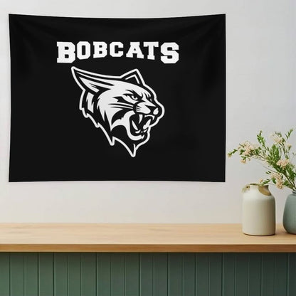 Bobcats Sports with Mascot Tapestry