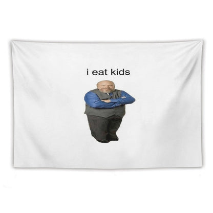 Bertram Eats Kids Tapestry
