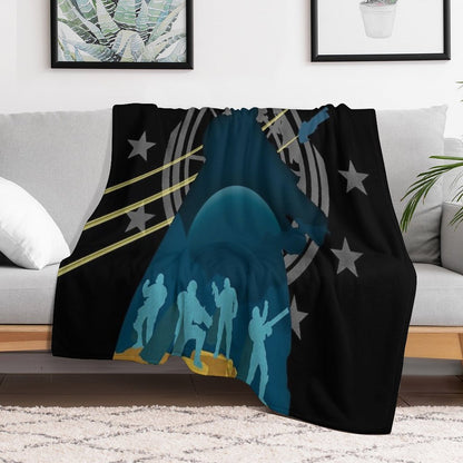 Super Earth Is Calling Throw Blanket