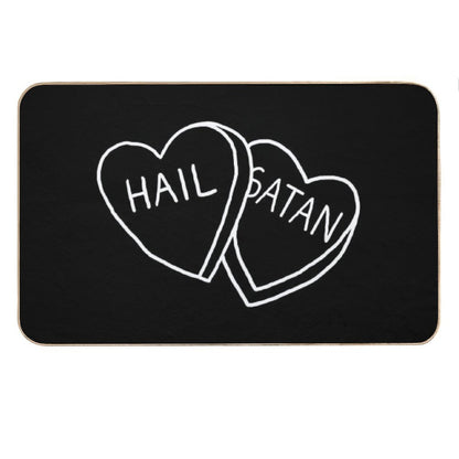 Hail Satan Candy Bath Mat
