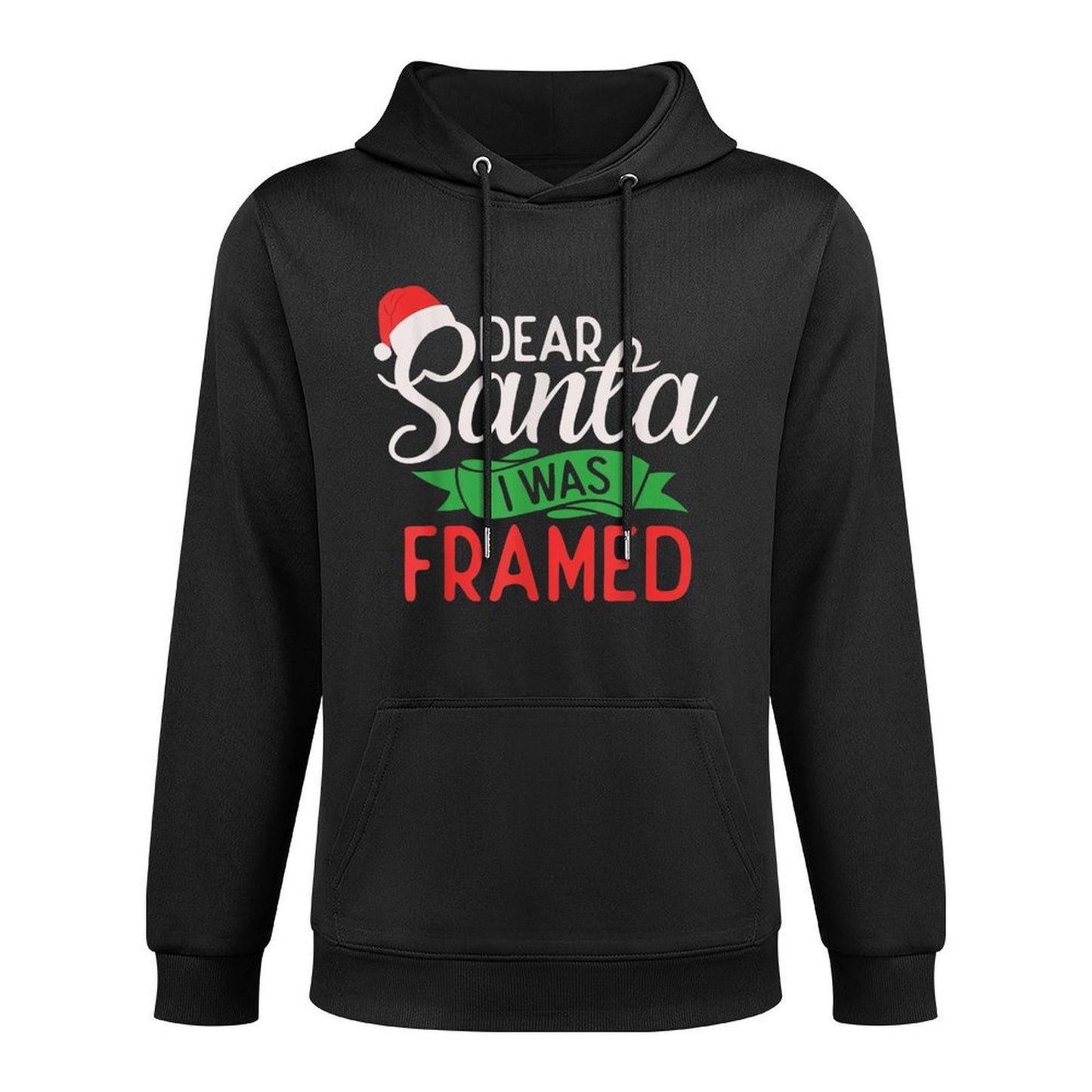 Dear Santa I Was Framed Xmas Christmas Customizable Surface Hoodie