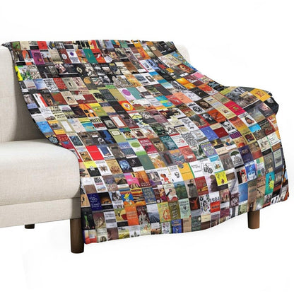 Classic Books Throw Blanket