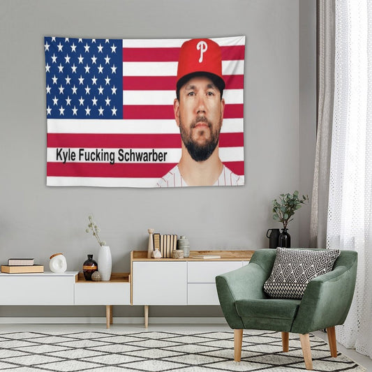 Schwar-merica Tapestry