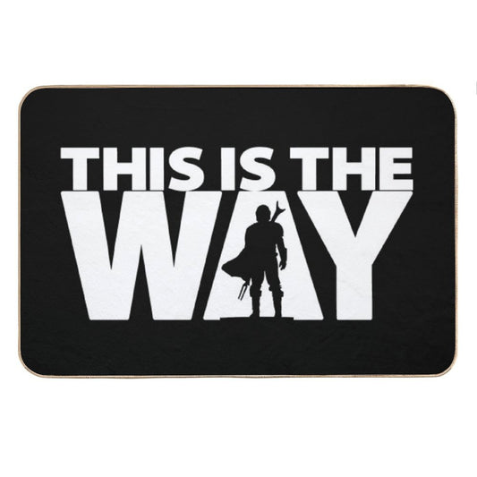 This Is The Way  Geekdom Series  DopeyArt Bath Mat