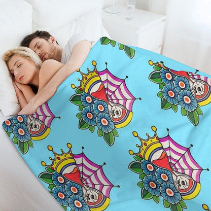 Time Is King Throw Blanket