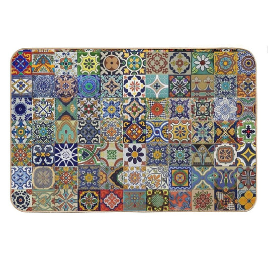Mexican Tiles Bath Mat