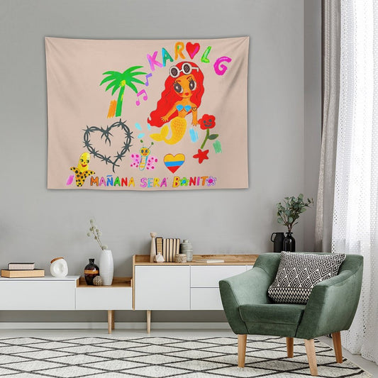 Manana Sera Bonito KAROL Merch G Tapestry