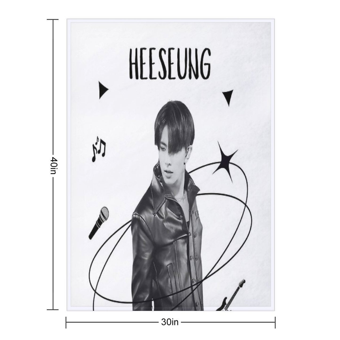 Enhypen Heeseung (Lee Heeseung) Throw Blanket