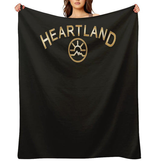 Heartland Logo Throw Blanket