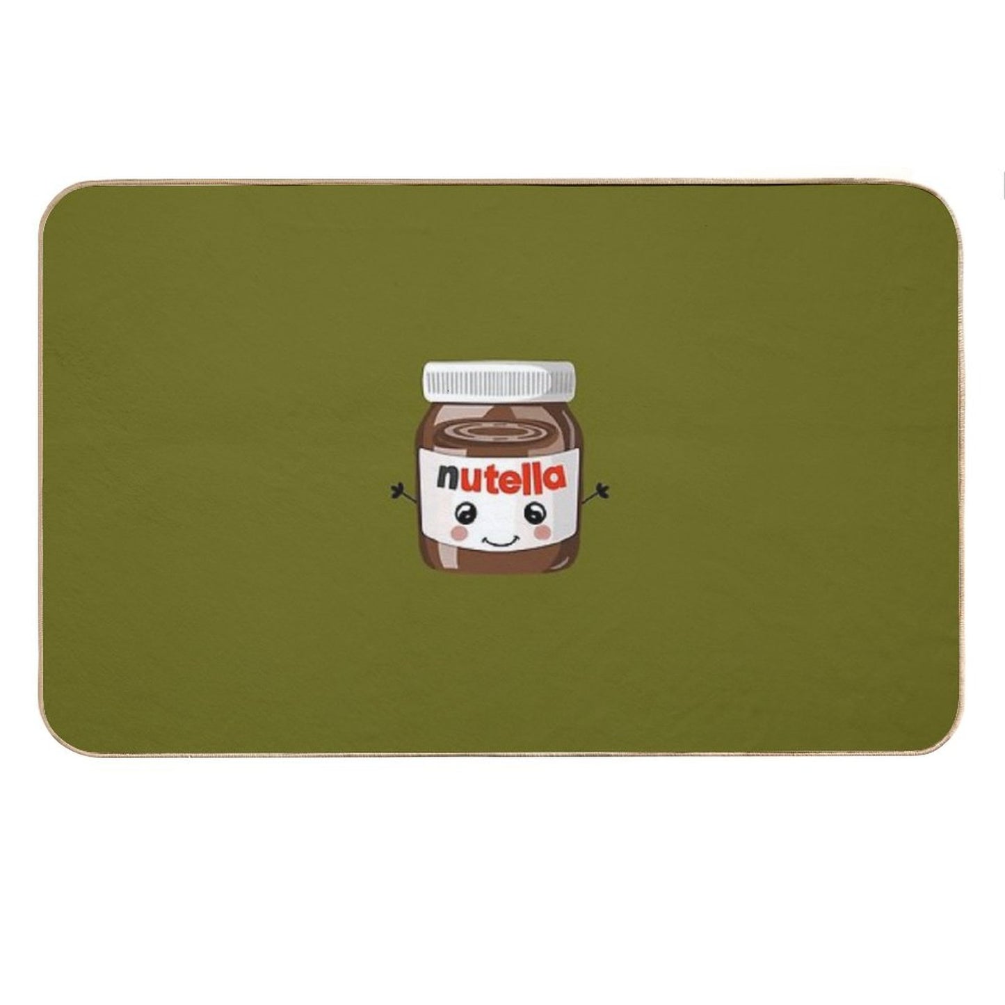 Nutella Cutie Throw Blanket Bath Mat