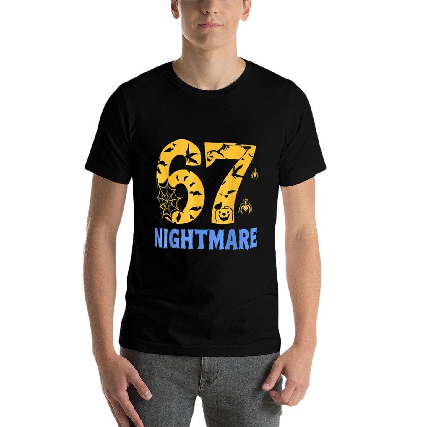 Funny Six Seven 67 Meme Couple Matching Halloween Costume  Tagless Design T-Shirt