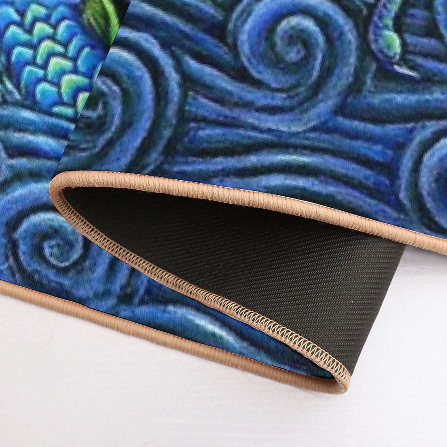 Chinese Azure Dragon Bath Mat