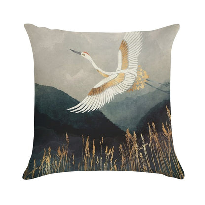 Elegant Flight Soft Warmth Comfort Throw Pillow