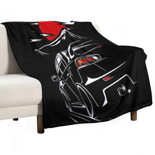 Mitsubishi Lancer Evo X Throw Blanket