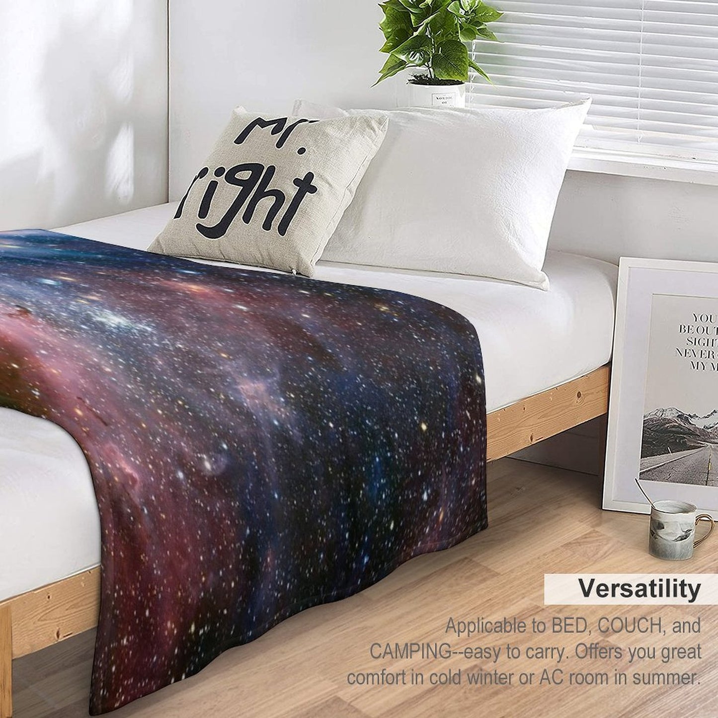 Galaxy - Nebula 01 Throw Blanket