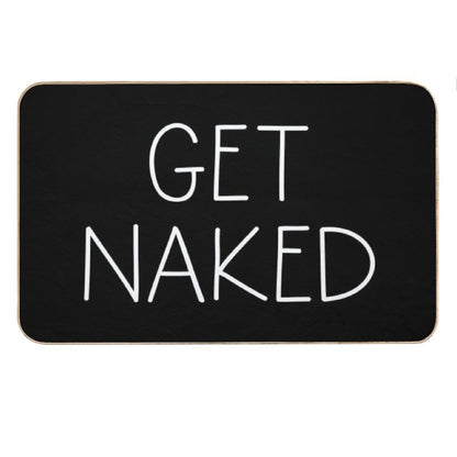 Get Naked Black Bath Mat