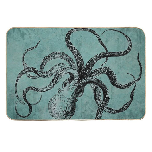 Vintage Octopus Bath Mat